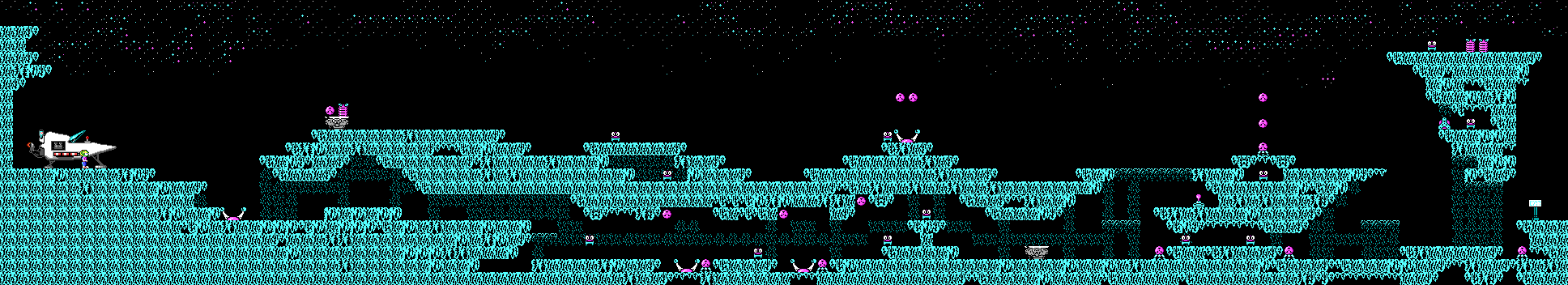Commander Keen Confronts the Commandeered Planet - Level 01.png